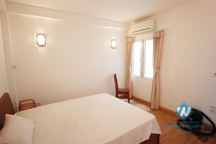 Lakeview apartment with nice balcony for rent in Tay Ho